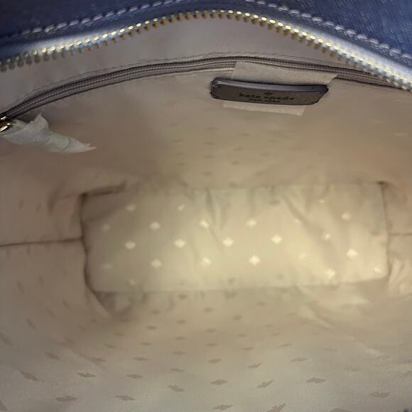 NWT Kate Spade Tinsel Lilac Frost Glitter Tote Bag - Picture 9 of 16